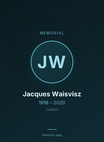 Memorial portrait of Jacques Waisvisz
