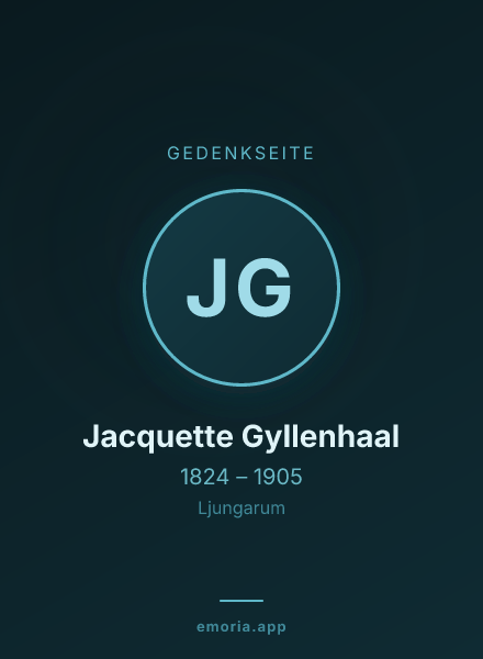 Gedenkportrait von Jacquette Gyllenhaal