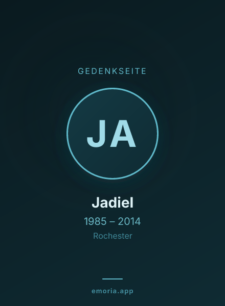 Gedenkportrait von Jadiel