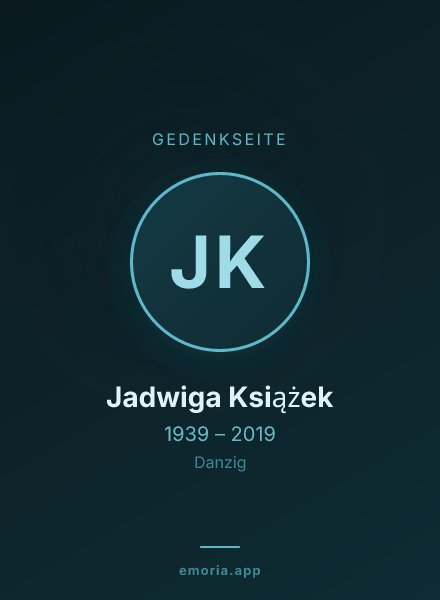 Gedenkportrait von Jadwiga Książek