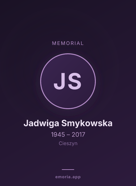 Memorial portrait of Jadwiga Smykowska