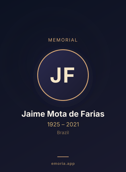 Memorial portrait of Jaime Mota de Farias