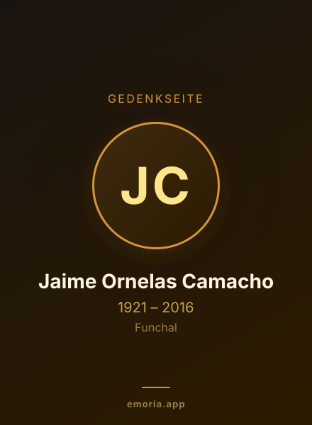 Gedenkportrait von Jaime Ornelas Camacho