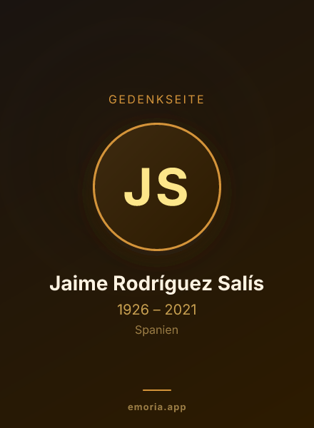 Gedenkportrait von Jaime Rodríguez Salís
