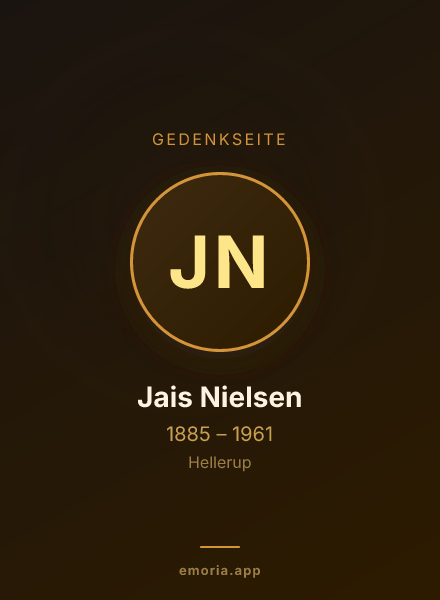 Gedenkportrait von Jais Nielsen