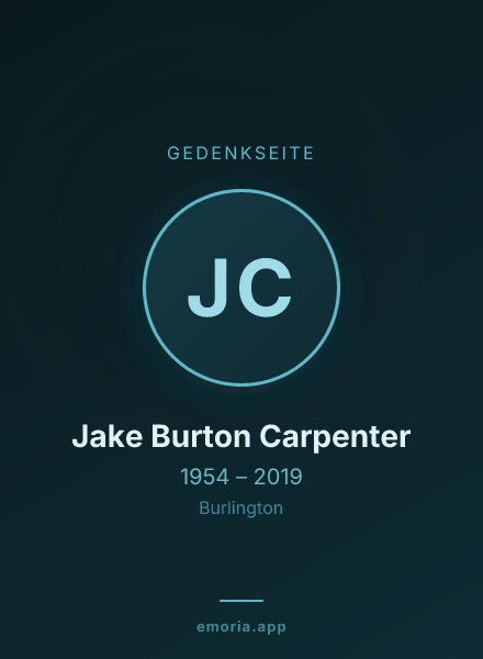 Gedenkportrait von Jake Burton Carpenter