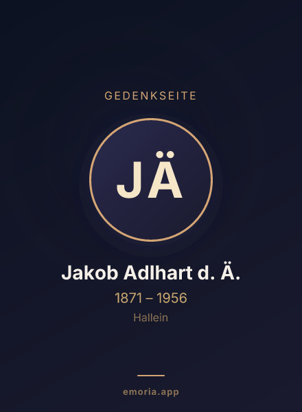 Gedenkportrait von Jakob Adlhart d. Ä.