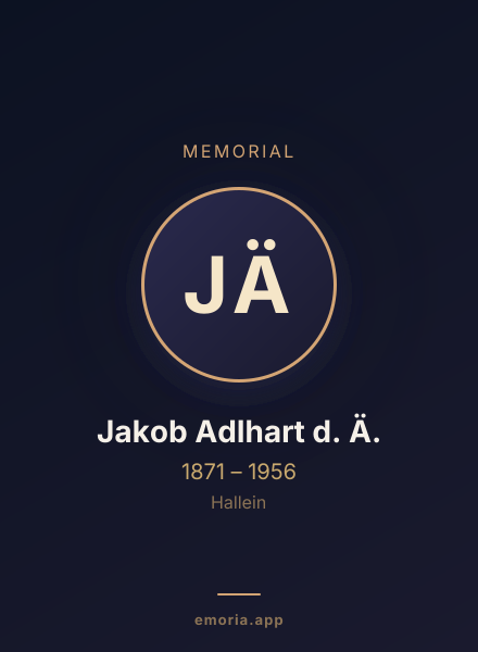 Memorial portrait of Jakob Adlhart d. Ä.