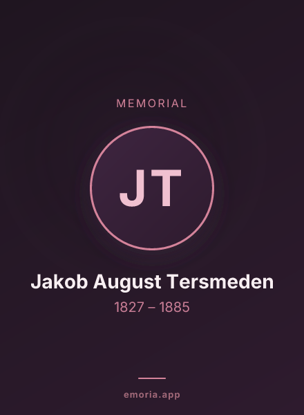 Memorial portrait of Jakob August Tersmeden