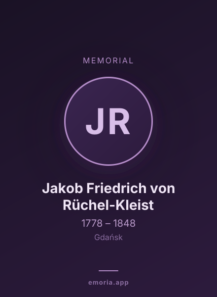 Memorial portrait of Jakob Friedrich von Rüchel-Kleist