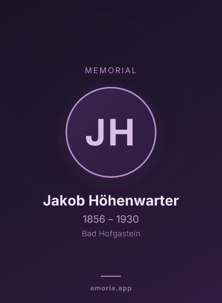 Memorial portrait of Jakob Höhenwarter