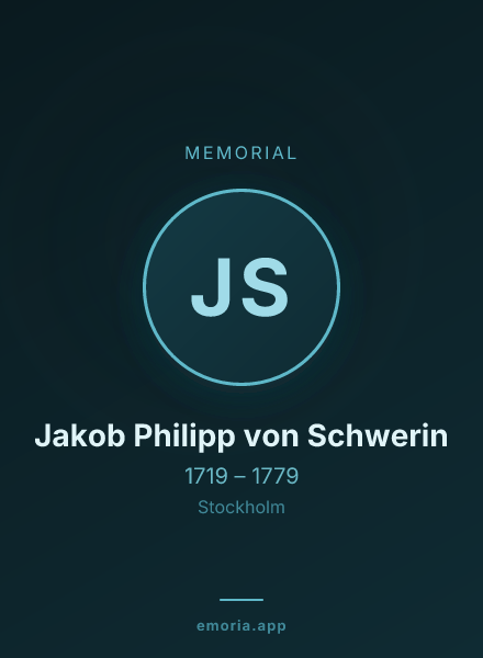 Memorial portrait of Jakob Philipp von Schwerin