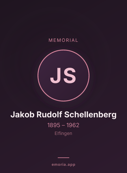 Memorial portrait of Jakob Rudolf Schellenberg