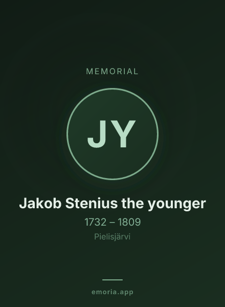 Memorial portrait of Jakob Stenius the younger