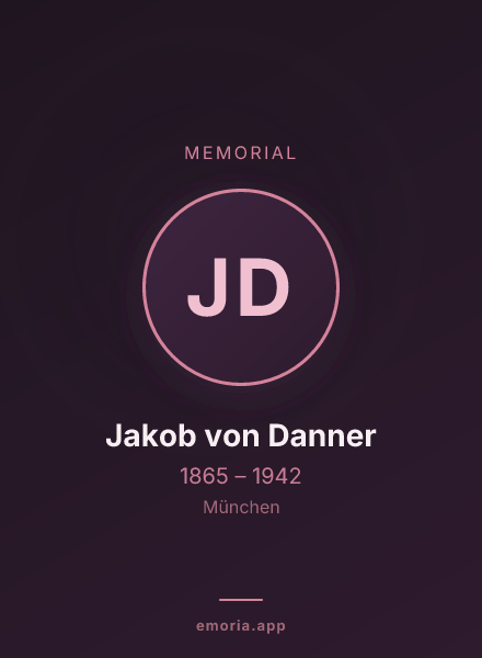Memorial portrait of Jakob von Danner