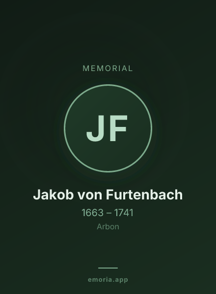 Memorial portrait of Jakob von Furtenbach