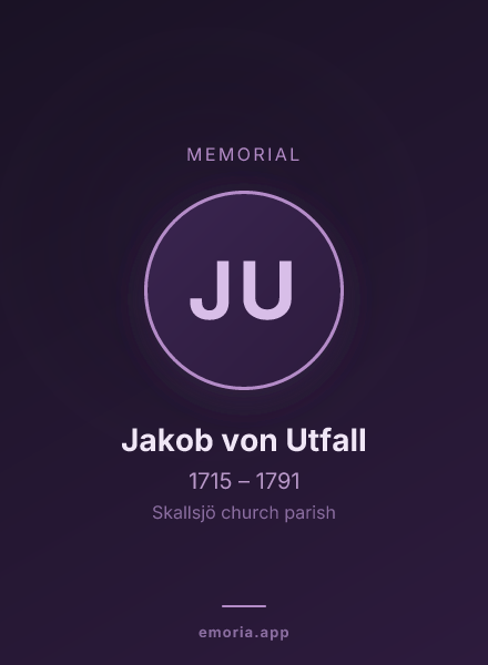 Memorial portrait of Jakob von Utfall