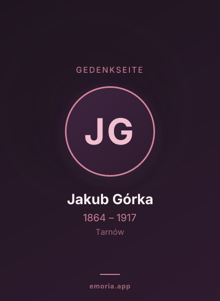 Gedenkportrait von Jakub Górka