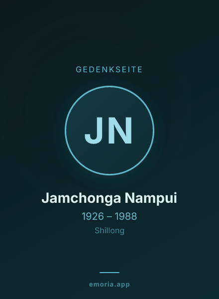 Gedenkportrait von Jamchonga Nampui