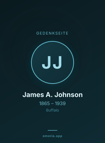 Gedenkportrait von James A. Johnson
