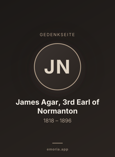 Gedenkportrait von James Agar, 3rd Earl of Normanton