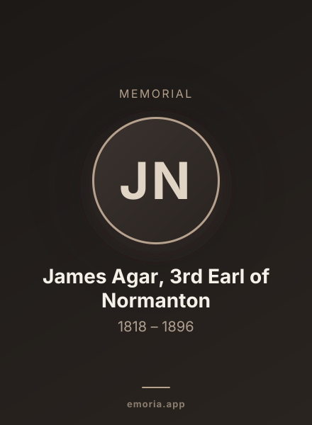 Memorial portrait of James Agar, 3rd Earl of Normanton