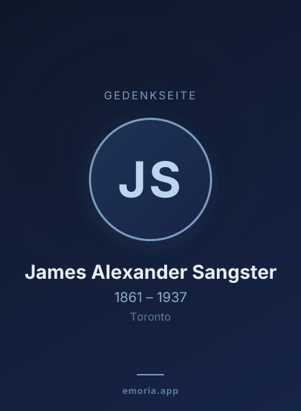 Gedenkportrait von James Alexander Sangster