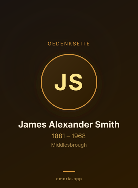 Gedenkportrait von James Alexander Smith