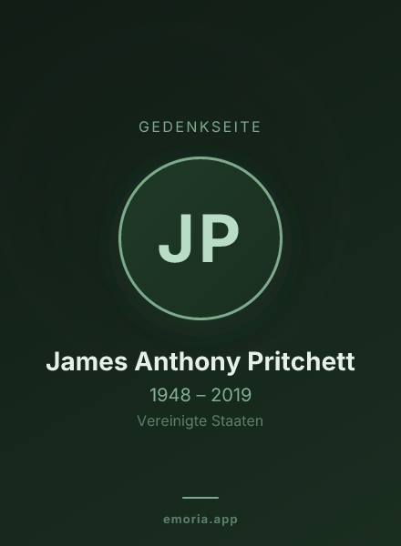 Gedenkportrait von James Anthony Pritchett