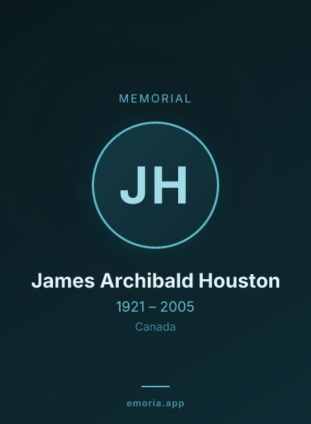 Memorial portrait of James Archibald Houston
