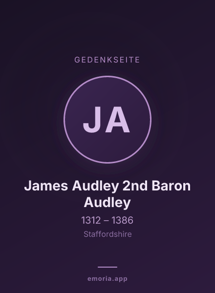 Gedenkportrait von James Audley 2nd Baron Audley