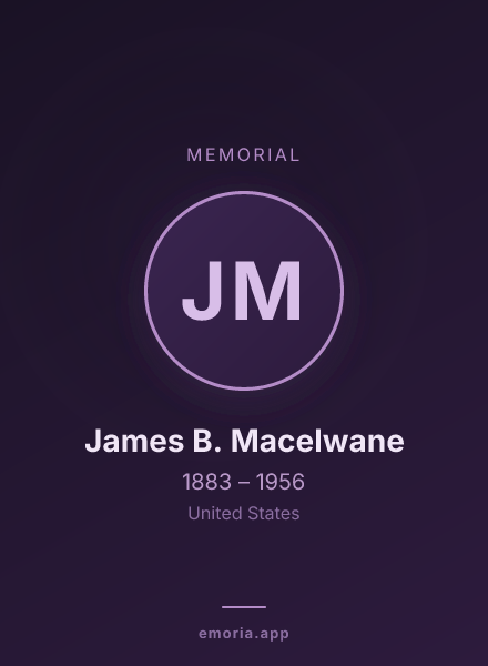 Memorial portrait of James B. Macelwane