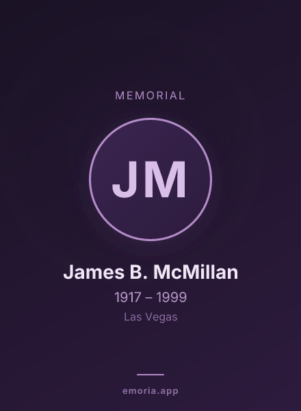 Memorial portrait of James B. McMillan