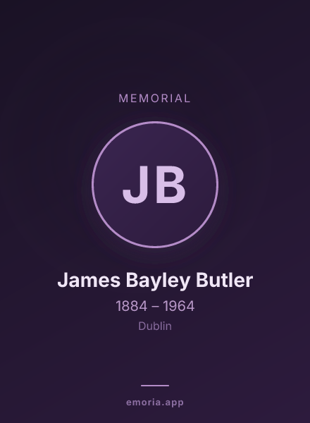 Memorial portrait of James Bayley Butler