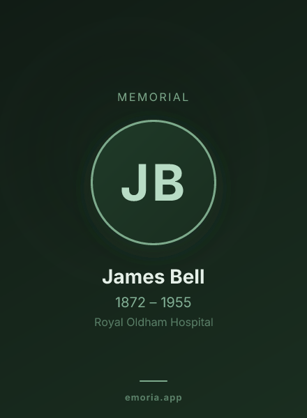 Memorial portrait of James Bell