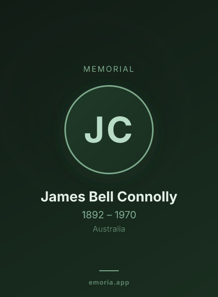 Memorial portrait of James Bell Connolly