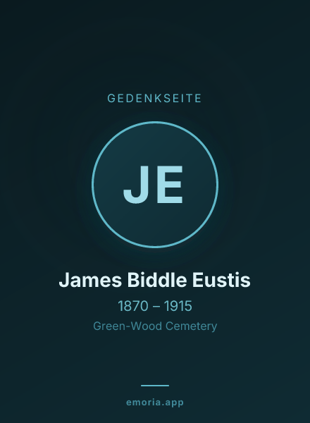 Gedenkportrait von James Biddle Eustis