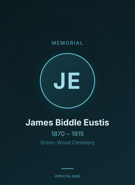 Memorial portrait of James Biddle Eustis