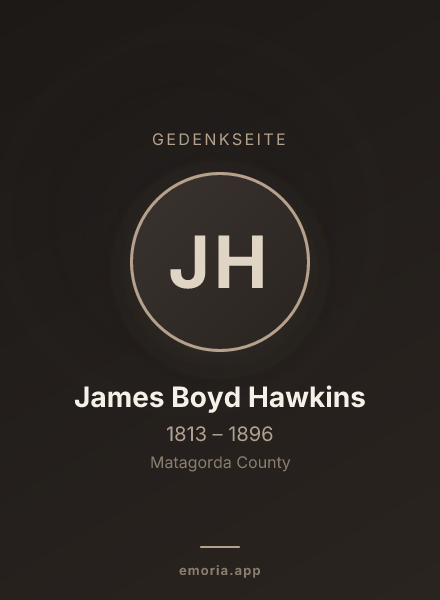 Gedenkportrait von James Boyd Hawkins