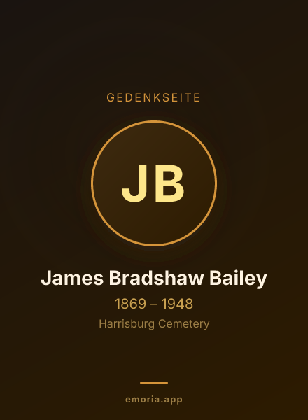 Gedenkportrait von James Bradshaw Bailey