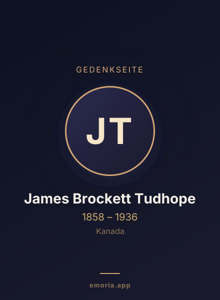 Gedenkportrait von James Brockett Tudhope