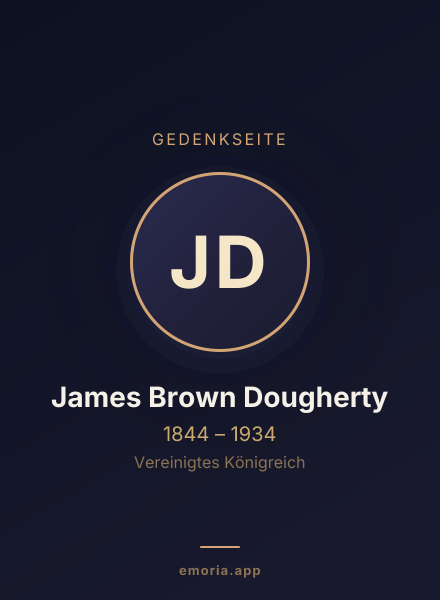 Gedenkportrait von James Brown Dougherty