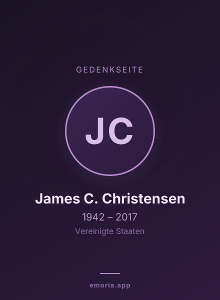 Gedenkportrait von James C. Christensen