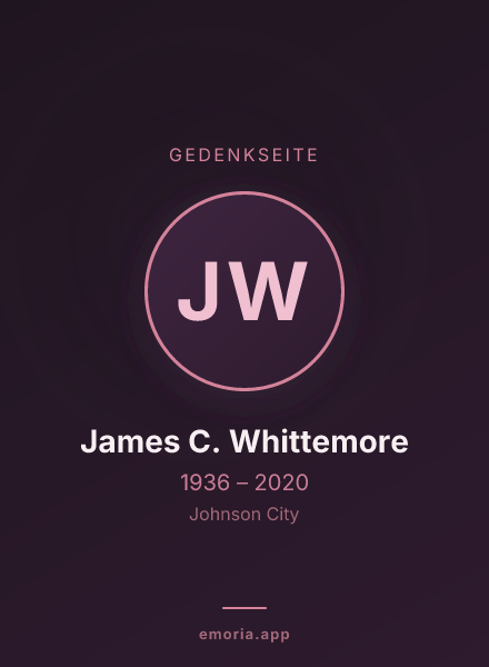Gedenkportrait von James C. Whittemore