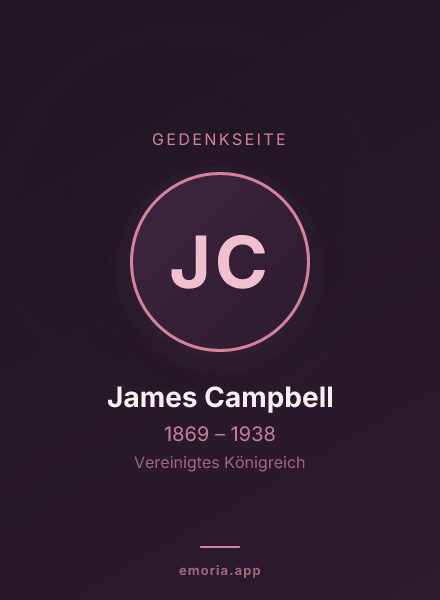 Gedenkportrait von James Campbell