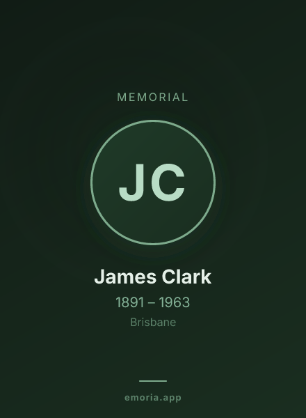 Memorial portrait of James Clark