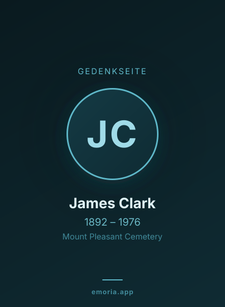 Gedenkportrait von James Clark