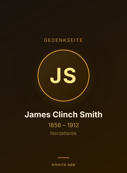 Gedenkportrait von James Clinch Smith