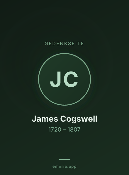 Gedenkportrait von James Cogswell