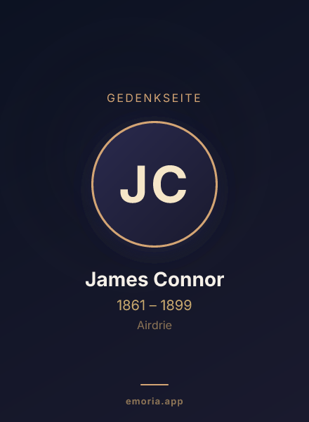 Gedenkportrait von James Connor